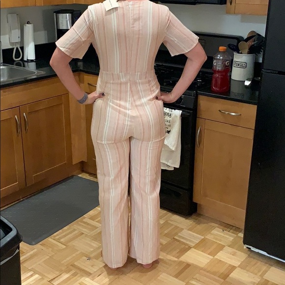 Superdown Mollie tie front jumpsuit - Picture 3 of 5